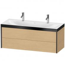 Duravit XV4618OB230P - XViu Two Drawer C-Bonded Wall-Mount Vanity Kit Natural Oak