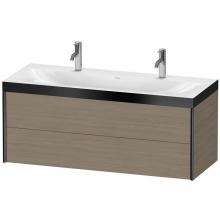 Duravit XV4618OB235P - XViu Two Drawer C-Bonded Wall-Mount Vanity Kit Oak Terra