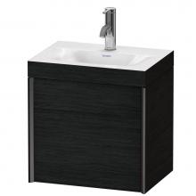 Duravit XV4630OB216C - XViu One Door C-Bonded Wall-Mount Vanity Kit Oak Black