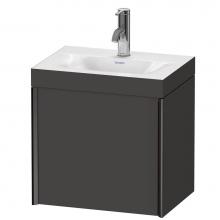 Duravit XV4631OB280C - XViu One Door C-Bonded Wall-Mount Vanity Kit Graphite