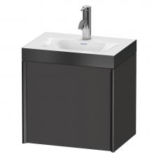 Duravit XV4631OB280P - XViu One Door C-Bonded Wall-Mount Vanity Kit Graphite