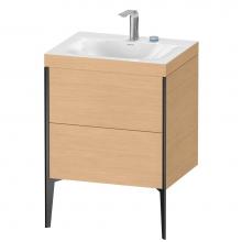 Duravit XV4709EB230C - XViu Two Drawer C-Bonded Floorstanding Vanity Kit Natural Oak