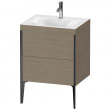 Duravit XV4709OB235C - XViu Two Drawer C-Bonded Floorstanding Vanity Kit Oak Terra