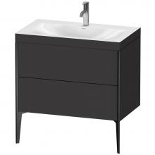 Duravit XV4710OB280C - XViu Two Drawer C-Bonded Floorstanding Vanity Kit Graphite