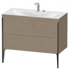 Duravit XV4711EB235C - XViu Two Drawer C-Bonded Floorstanding Vanity Kit Oak Terra