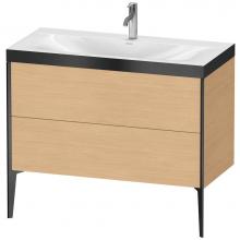 Duravit XV4711OB230P - XViu Two Drawer C-Bonded Floorstanding Vanity Kit Natural Oak