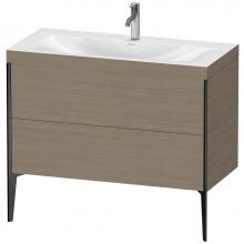 Duravit XV4711OB235C - XViu Two Drawer C-Bonded Floorstanding Vanity Kit Oak Terra