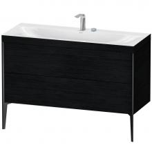 Duravit XV4712EB216C - XViu Two Drawer C-Bonded Floorstanding Vanity Kit Oak Black