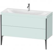 Duravit XV4712OB209C - Duravit XViu Two Drawer C-Bonded Floorstanding Vanity Kit Light Blue