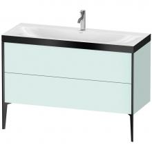 Duravit XV4712OB209P - Duravit XViu Two Drawer C-Bonded Floorstanding Vanity Kit Light Blue