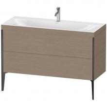 Duravit XV4712OB235C - XViu Two Drawer C-Bonded Floorstanding Vanity Kit Oak Terra