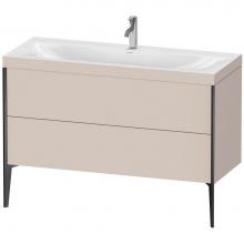 Duravit XV4712OB291C - XViu Two Drawer C-Bonded Floorstanding Vanity Kit Taupe