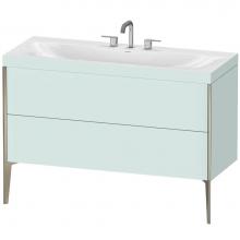Duravit XV4712TB109C - Duravit XViu C-Bonded Floorstanding Vanity  Light Blue Matte