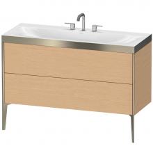 Duravit XV4712TB112P - Duravit XViu C-Bonded Floorstanding Vanity  Brushed Oak