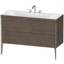 Duravit XV4712TB151C - Duravit XViu C-Bonded Floorstanding Vanity  Pine Terra