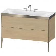 Duravit XV4712TB171P - Duravit XViu C-Bonded Floorstanding Vanity  Mediterranean Oak