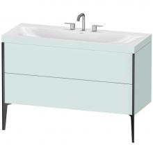 Duravit XV4712TB209C - Duravit XViu C-Bonded Floorstanding Vanity  Light Blue Matte