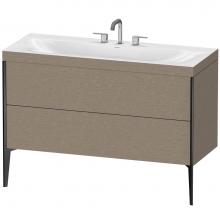 Duravit XV4712TB211C - Duravit XViu C-Bonded Floorstanding Vanity  Oak Cashmere