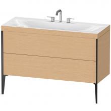 Duravit XV4712TB212C - Duravit XViu C-Bonded Floorstanding Vanity  Brushed Oak