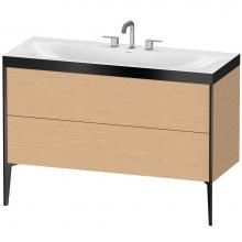 Duravit XV4712TB212P - Duravit XViu C-Bonded Floorstanding Vanity  Brushed Oak