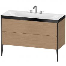Duravit XV4712TB252P - Duravit XViu C-Bonded Floorstanding Vanity  European Oak