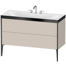 Duravit XV4712TB291P - Duravit XViu C-Bonded Floorstanding Vanity  Taupe Matte