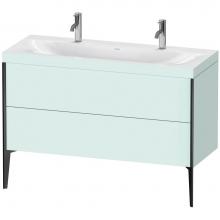 Duravit XV4713OB209C - Duravit XViu Two Drawer C-Bonded Floorstanding Vanity Kit Light Blue