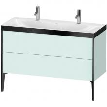 Duravit XV4713OB209P - Duravit XViu Two Drawer C-Bonded Floorstanding Vanity Kit Light Blue