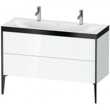 Duravit XV4713OB285P - XViu Two Drawer C-Bonded Floorstanding Vanity Kit White