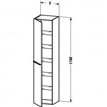 Duravit XL1136R5353 - Duravit X-Large Tall Cabinet Chestnut Dark