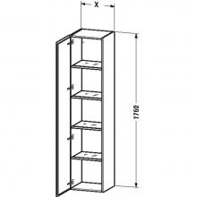 Duravit LC1180R5353 - Duravit L-Cube Tall Cabinet Chestnut Dark