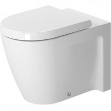 Duravit 2128090092 - Toilet floorstanding 22 1/2'' Starck 2 - white, hori.outlet, washd.,