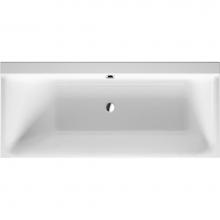 Duravit 700375000000090 - Bathtub P3 Comforts 66 7/8''x29 1/2'', - white,built-in or for