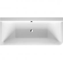 Duravit 700379000000090 - Bathtub P3 Comforts 70 7/8''x31 1/2'',with - seamless panel