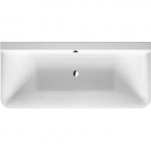 Duravit 700381000000090 - Bathtub P3 Comforts 70 7/8''x31 1/2'',with - integrated panel