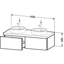 Duravit S19529R0505 - S1 vanity unit 565x1435