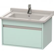 Duravit KT666300909 - Duravit Ketho Vanity Unit Wall-Mounted  Light Blue Matte