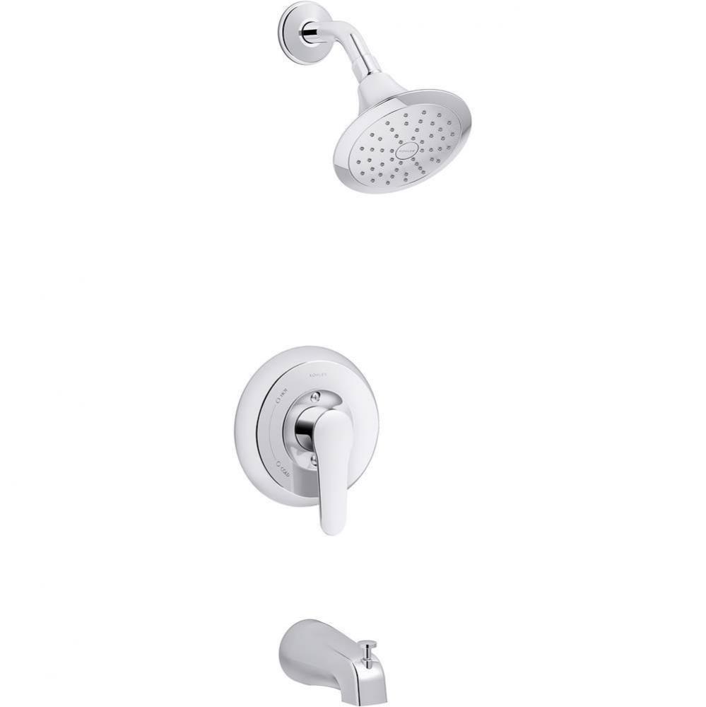 July™ Rite-Temp® bath and shower trim with lever handle, slip-fit spout and 1.75 gpm shower