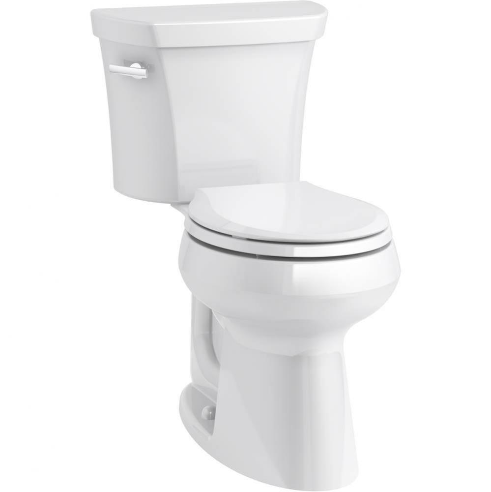 Highline® Comfort Height® Two-piece round-front 1.28 gpf chair height toilet with right-