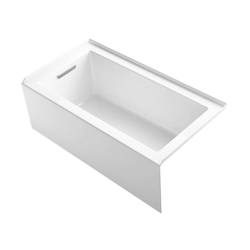 Underscore® Rectangle 60'' x 32'' alcove bath with integral apron, integr