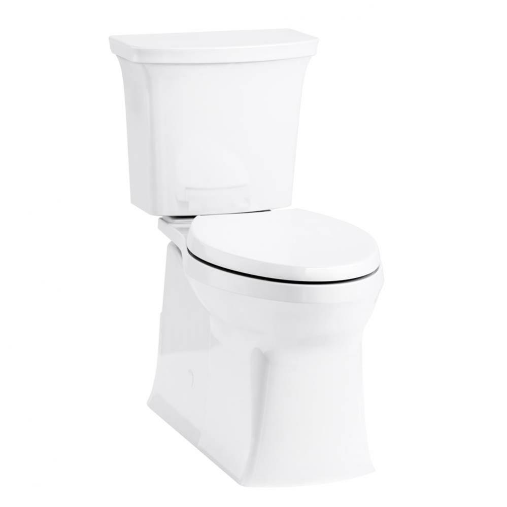 Corbelle® Comfort Height® Two-piece elongated 1.28 gpf chair height toilet with right-ha