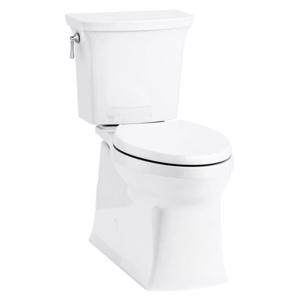 Corbelle® Comfort Height® Two-piece elongated 1.28 gpf chair height toilet