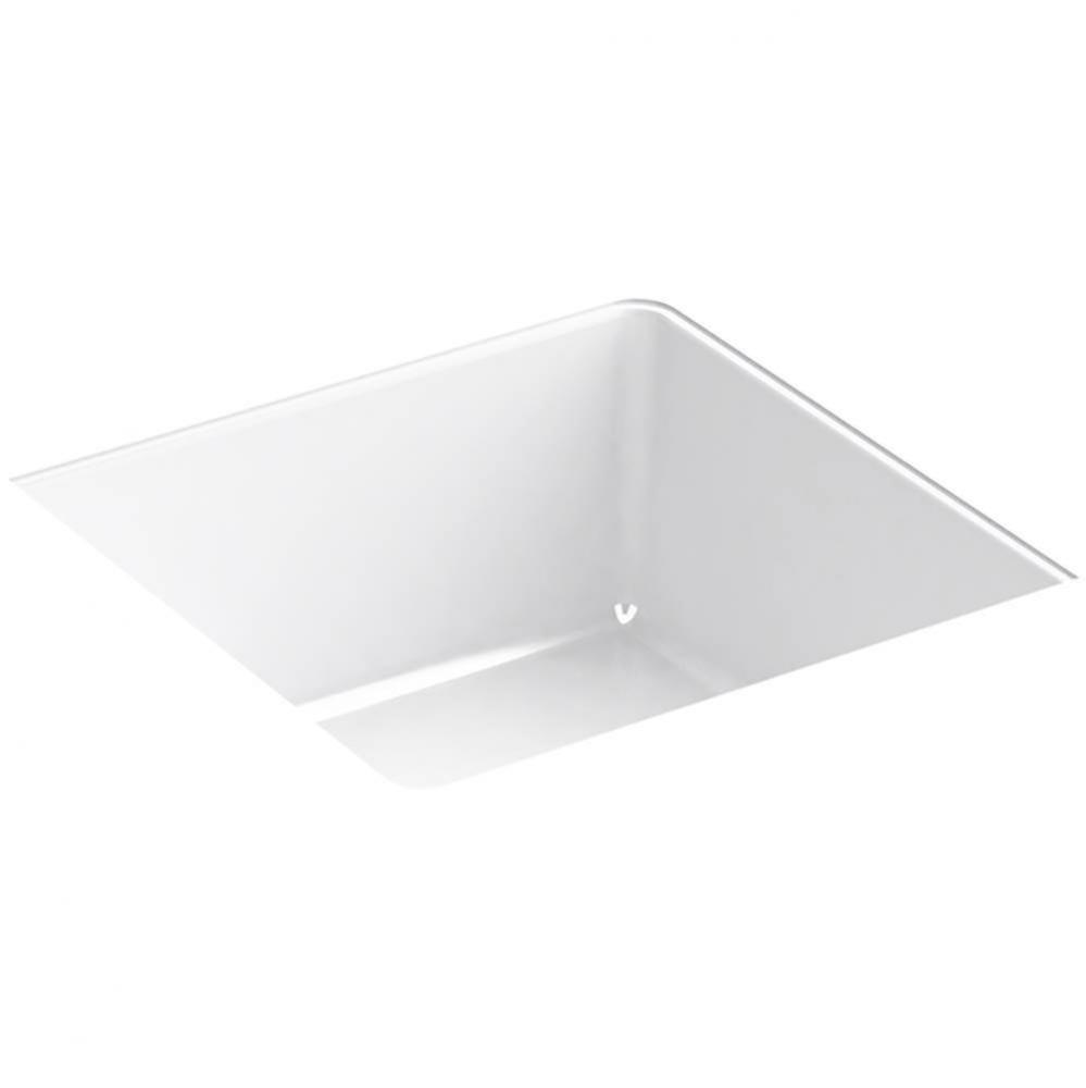 Verticyl® 13'' square undermount bathroom sink