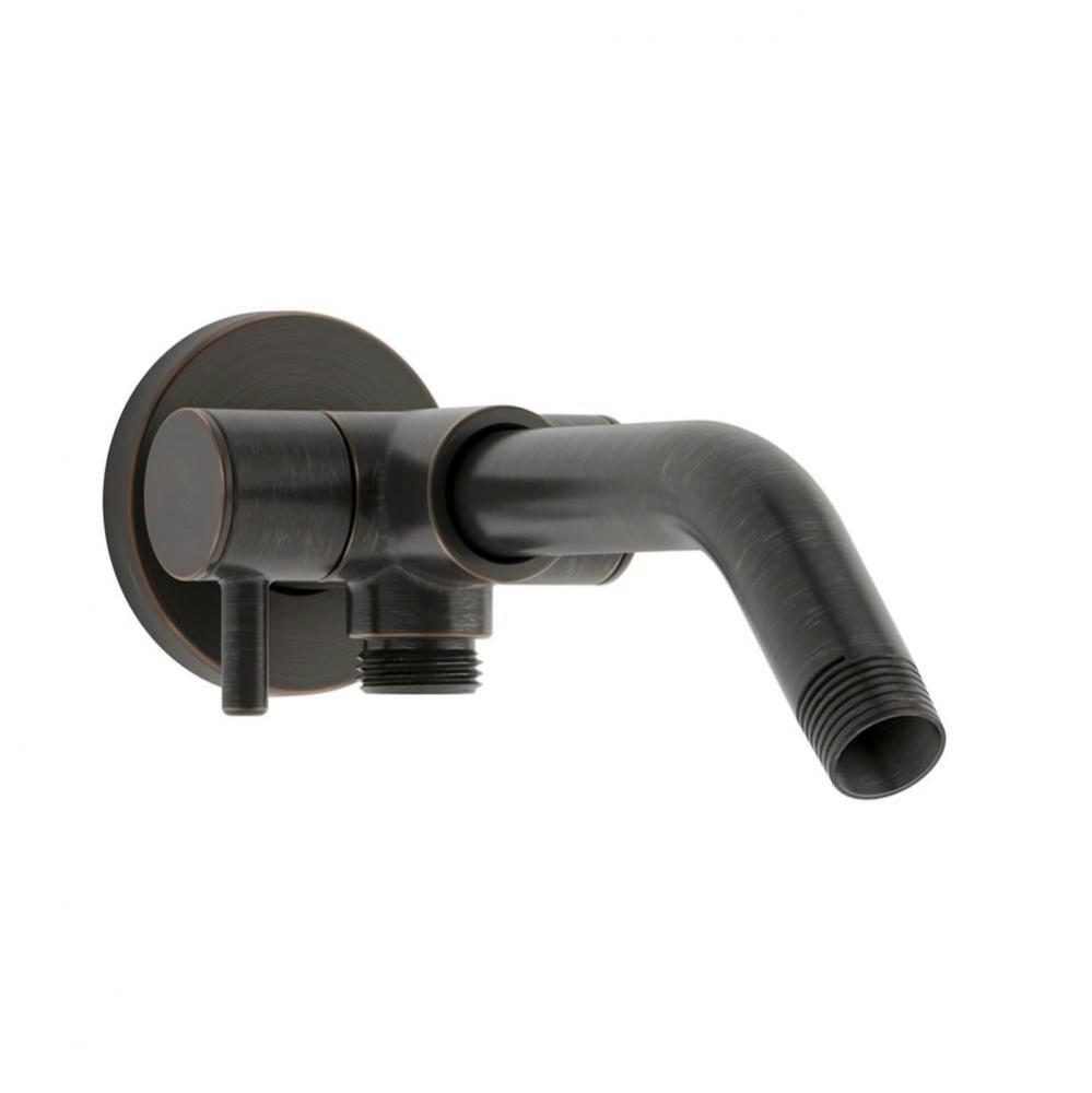 Shower arm with 3-way diverter