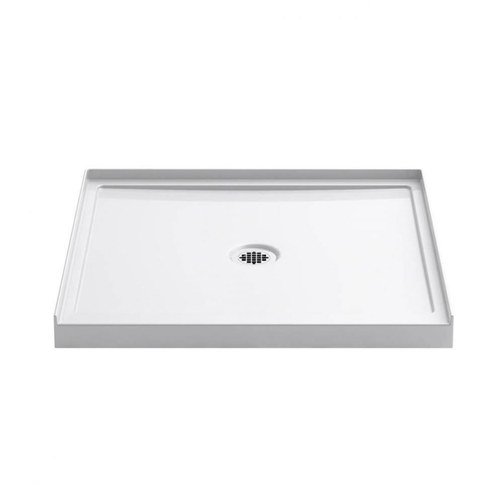 Rely® 36'' x 34'' single-threshold shower base with center drain