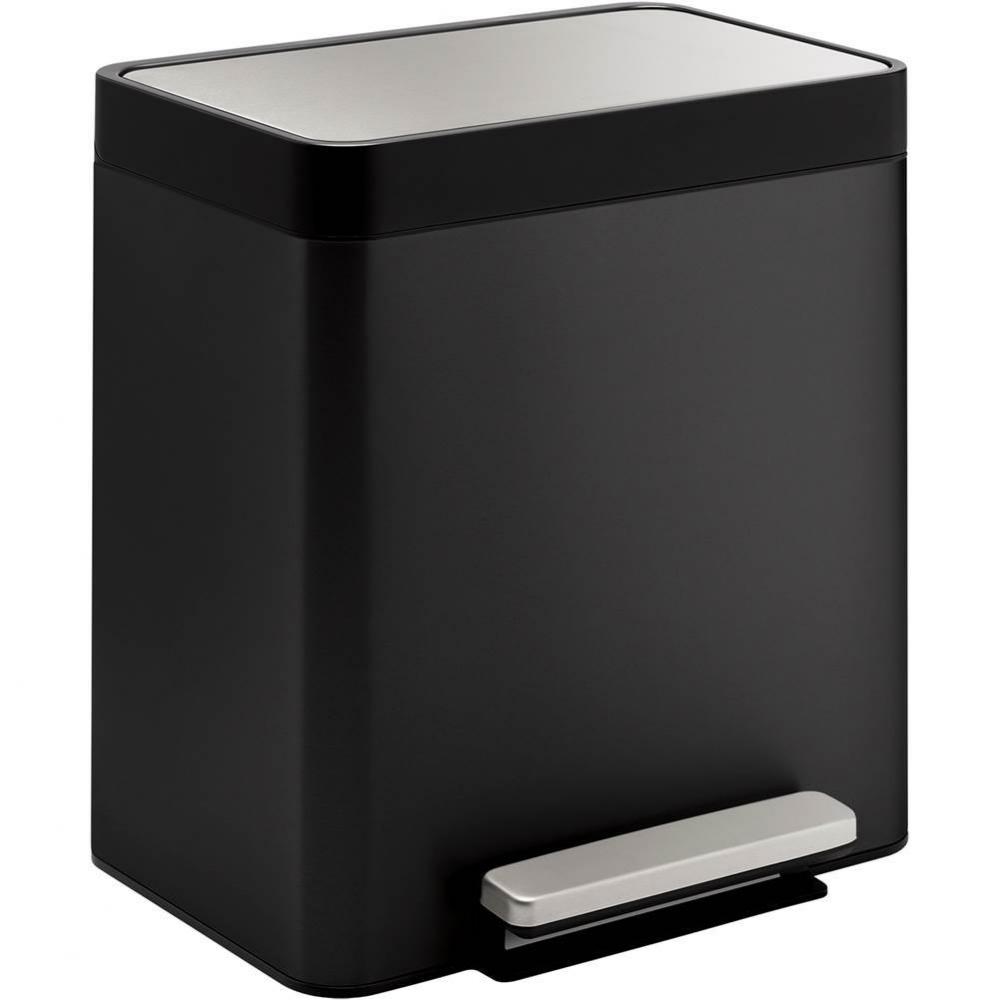 8-gallon stainless steel step trash can