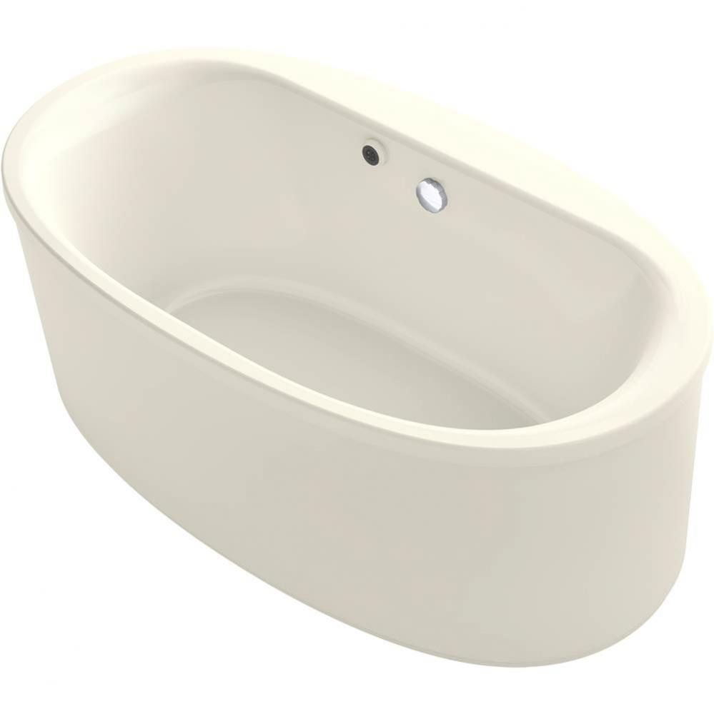 Sunstruck® 60'' x 34'' oval freestanding bath with Bask® heated surf