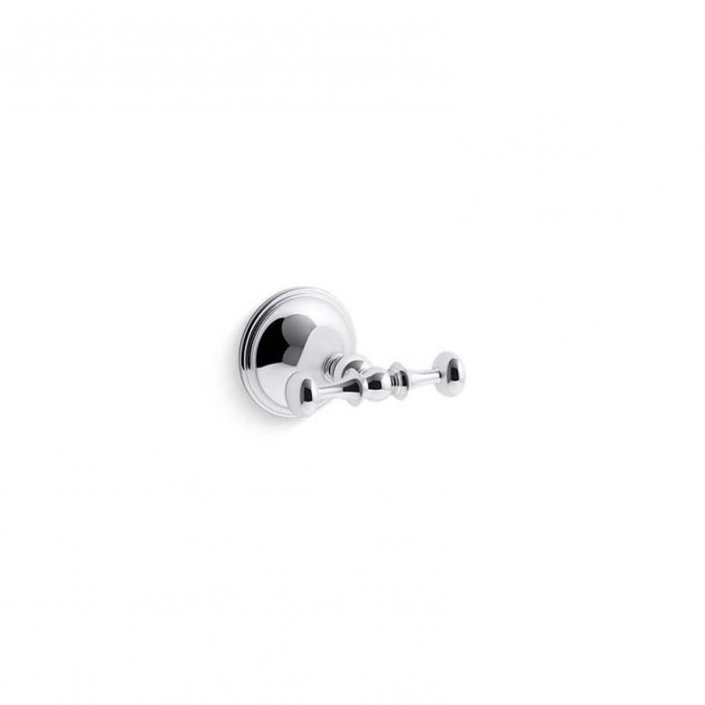 Decorative Double robe hook