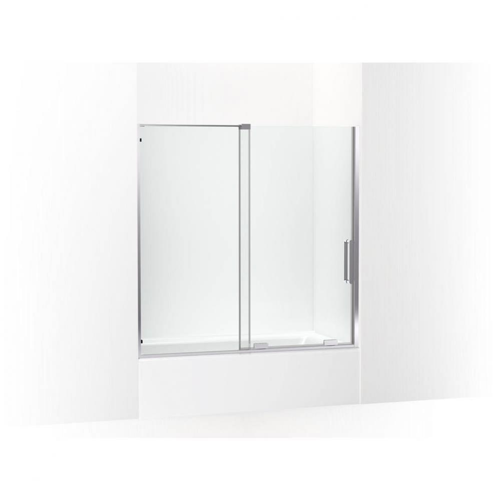 Echelon® Sliding bath door, 58-1/4'' H x 55-3/4 - 59-3/4'' W, with 5/16&a