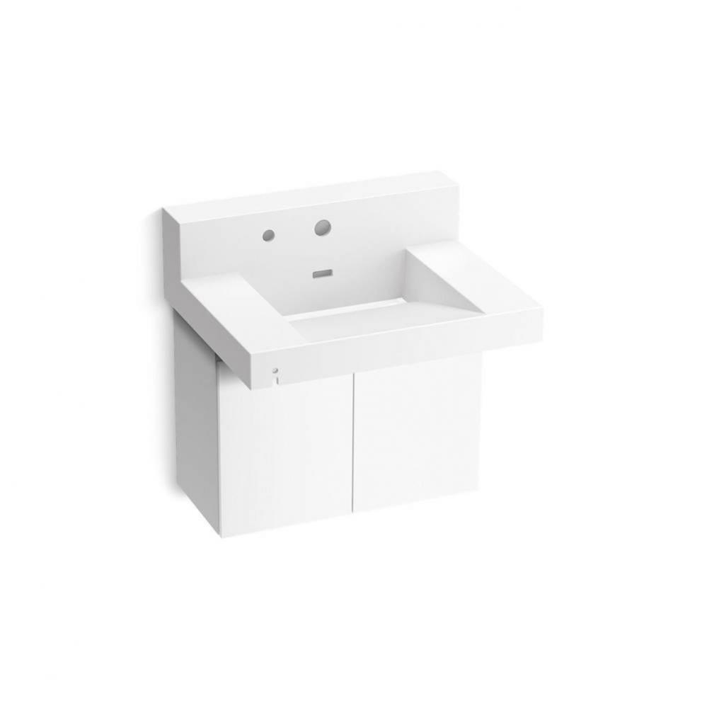 Constellation™ 30'' wall-mount lavatory system with backsplash